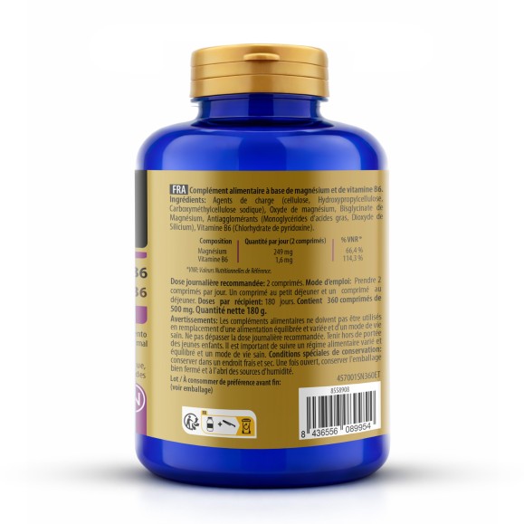 SANON Magnesio + Vitamina B6 360 comprimidos