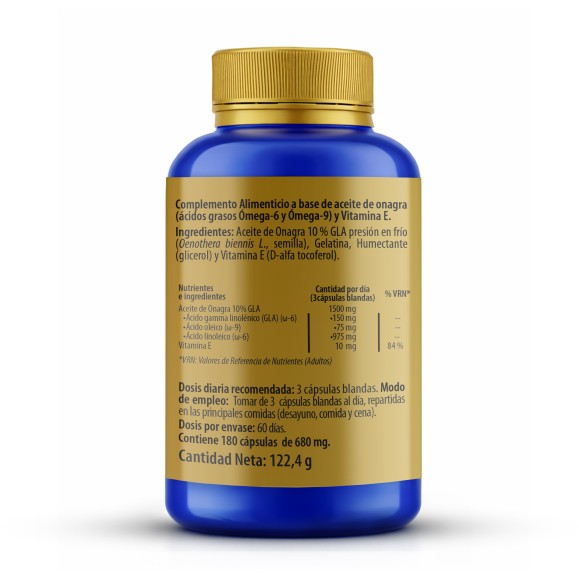 SANON Aceite de Onagra 180 cápsulas