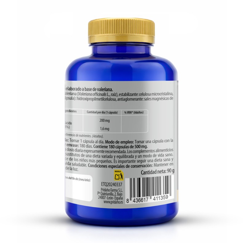 PHYTOFARMA Valeriana 180 cápsulas