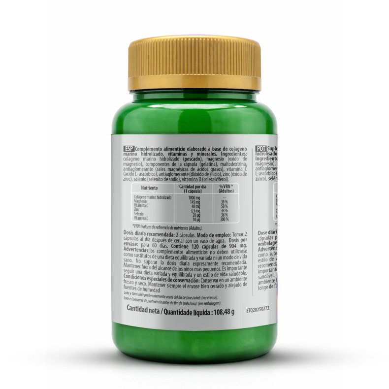 PHYTOFARMA Colágeno marino 120 cápsulas