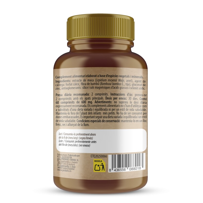 H4U Maca + Zinc + Selenio 60 comprimidos Special edition