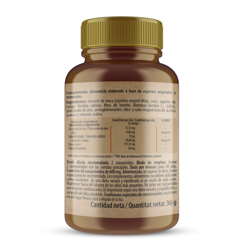 H4U Maca + Zinc + Selenio 60 comprimidos Special edition