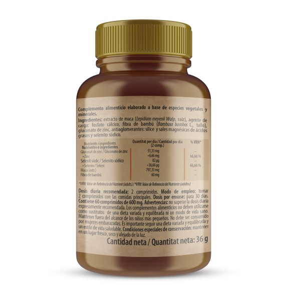 H4U Maca + Zinc + Selenio 60 comprimidos Special edition