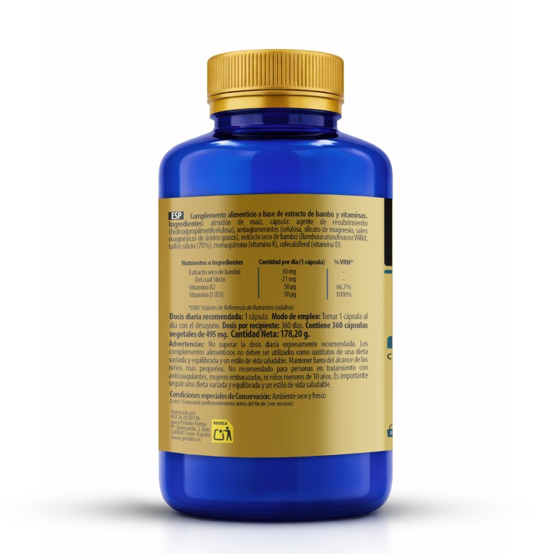 SANON Vitaminas D3+K2 360 cápsulas vegetales