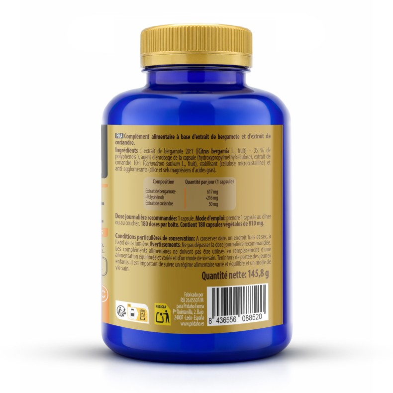 SANON Colesterol (Bergamota +Cilantro) 180 cápsulas