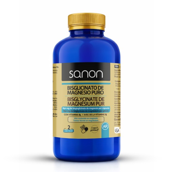 SANON Bisglicinato de magnesio puro 360 cápsulas