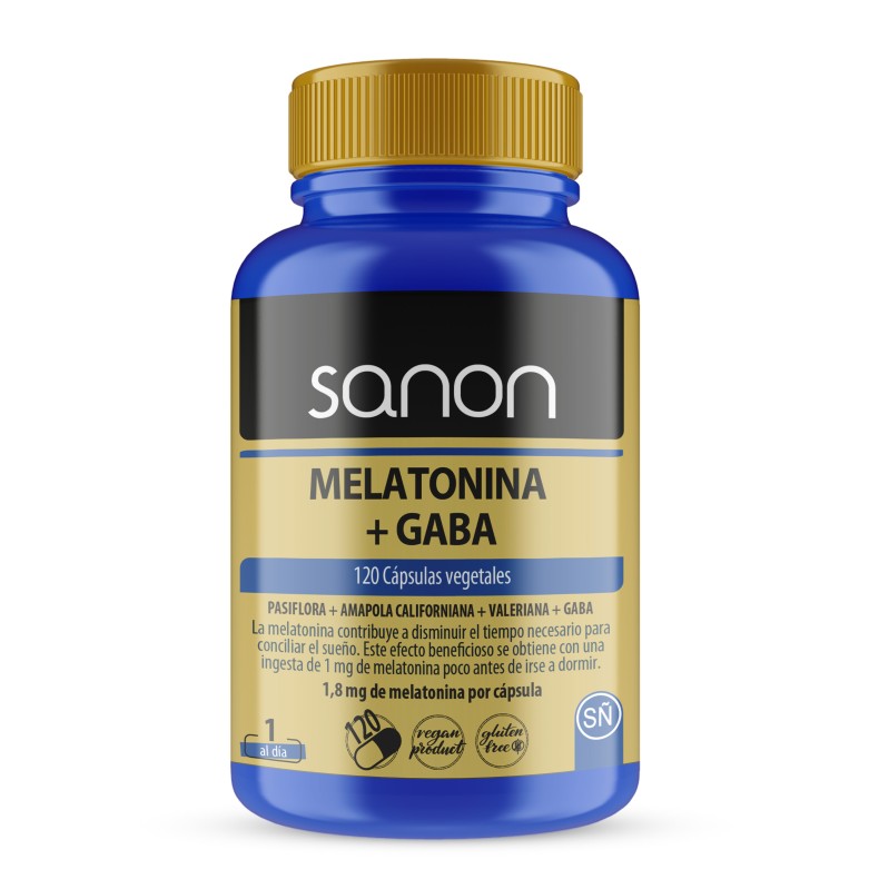 SANON Melatonina + Gaba 120 cápsulas vegetales