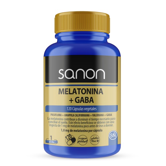 SANON Melatonina + Gaba 120 cápsulas vegetales