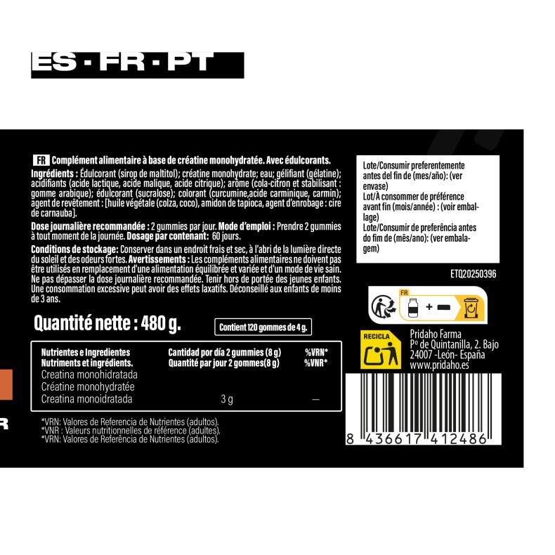 SANON SPORT Creatina 120 gummies