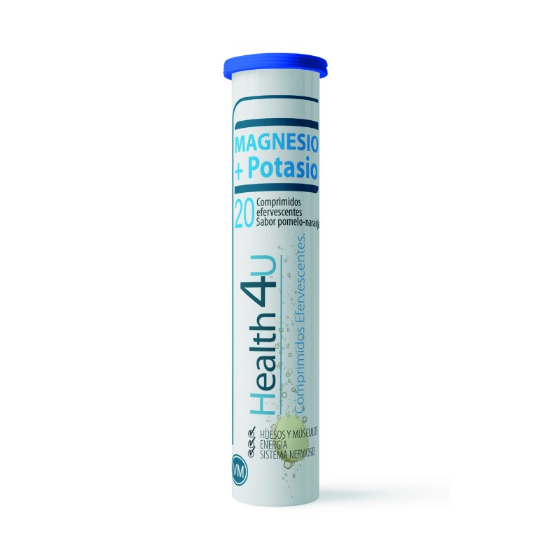 H4U Magnesio + Potasio 20 comprimidos efervescentes