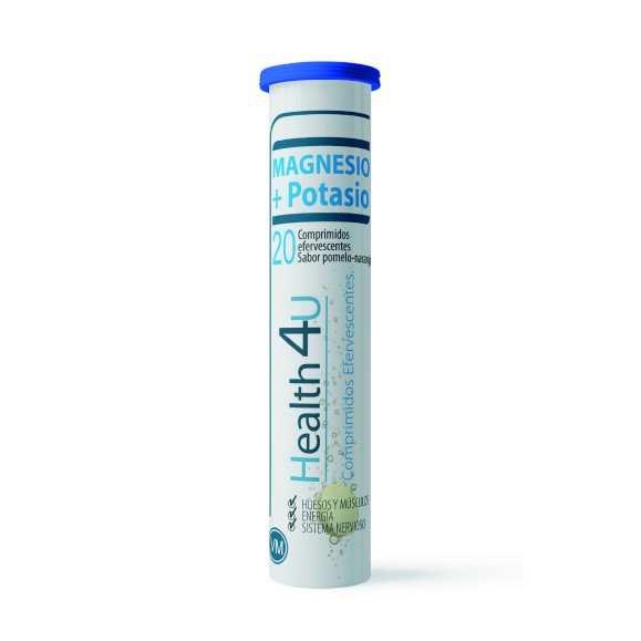 H4U Magnesio + Potasio 20 comprimidos efervescentes