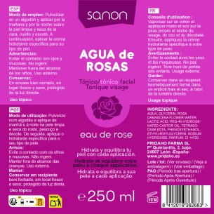 SANON Agua de Rosas 250 ml 2