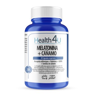 H4U Melatonina + Cáñamo 30 cápsulas vegetales