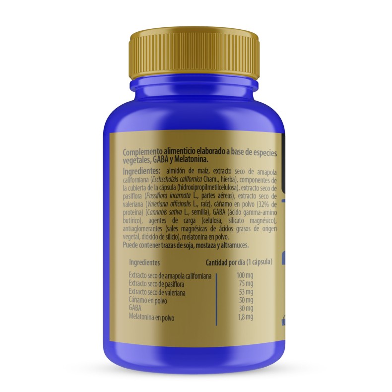 SANON Melatonina + Cáñamo 60 cápsulas vegetales