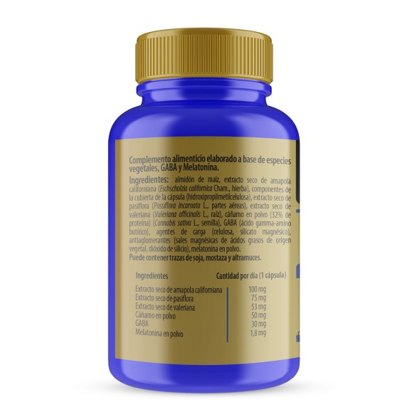SANON Melatonina + Cáñamo 60 cápsulas vegetales