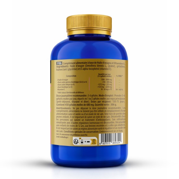 SANON Aceite de Onagra 450 cápsulas blandas