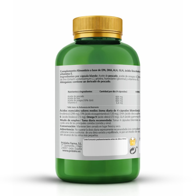 PHYTOFARMA Omega 3,6,9 360 cápsulas blandas