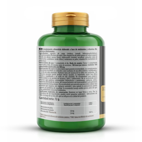 PHYTOFARMA Melatonina masticable 180 comprimidos