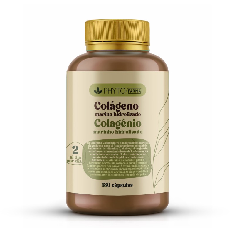 PHYTOFARMA Colágeno marino hidrolizado 180 cápsulas