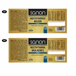 SANON Multivitamínico Mujer 90 cápsulas 2