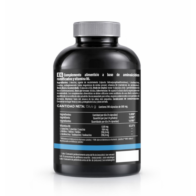 SANON SPORT BCAA 4:1:1 + Vit B6 240 cápsulas