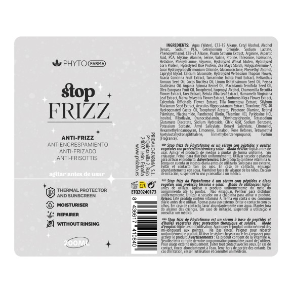 PHYTOFARMA Stop Frizz 200 ml