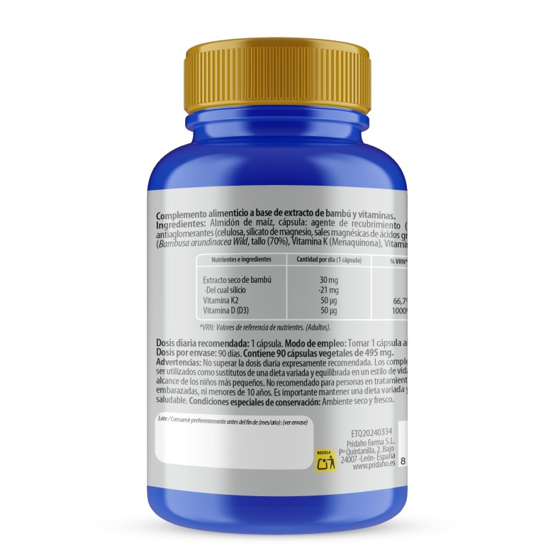 PHYTOFARMA Vitaminas D3+K2 90 cápsulas vegetales