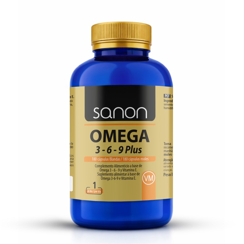 SANON Omega 3,6,9 plus 180 cápsulas blandas