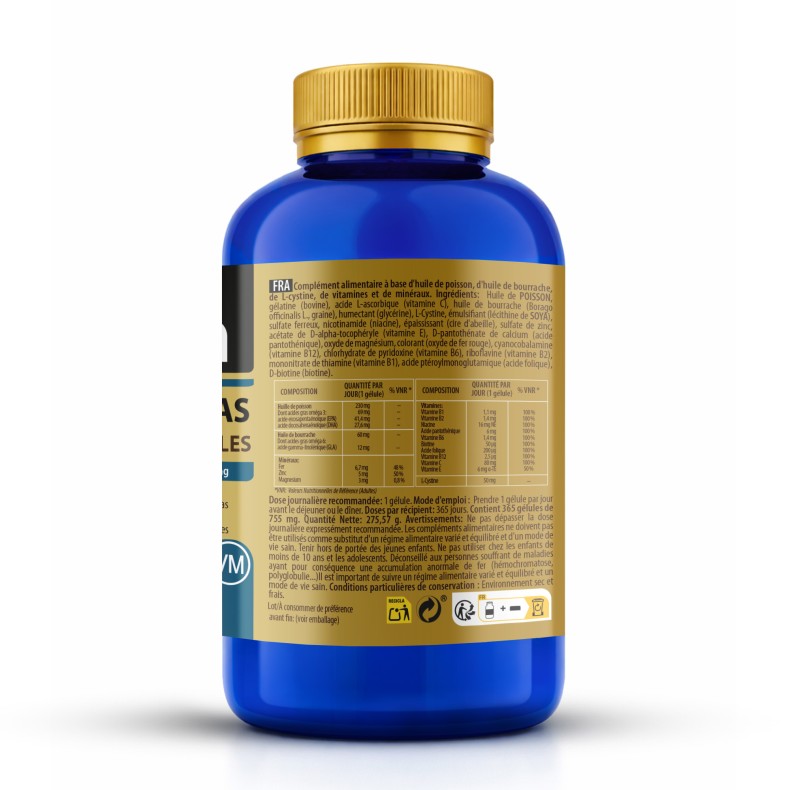 SANON Omega 3,6,9 plus 180 cápsulas blandas