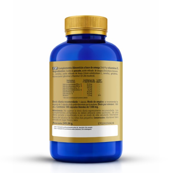 SANON Omega 3,6,9 plus 180 cápsulas blandas