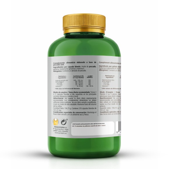 PHYTOFARMA Omega 3 270 cápsulas blandas