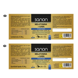 SANON Melatonina + Gaba 120 cápsulas vegetales 2