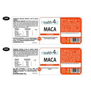 H4U Maca 60 comprimidos 2