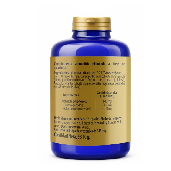 SANON Alcachofa 180 cápsulas vegetales