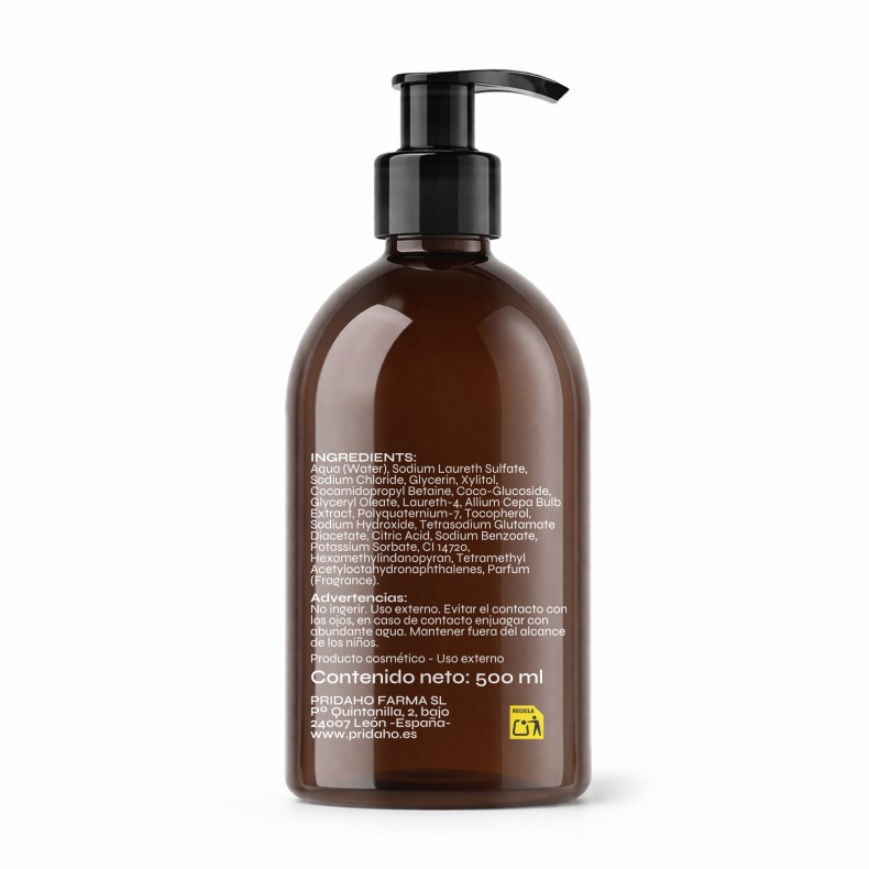 XENSIUM Nature Champú con extracto de Cebolla 500 ml