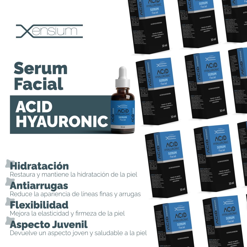 XENSIUM Acid Hyaluronic serum facial 30ml