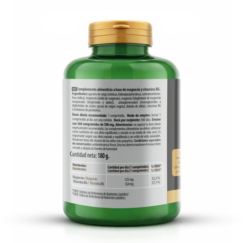 PHYTOFARMA Magnesio + Vitamina B6 360 comprimidos