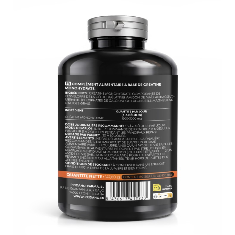 SANON SPORT Creatina 180 cápsulas