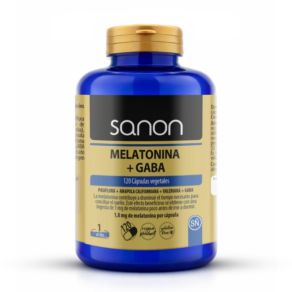 SANON Melatonina + Gaba 120 cápsulas vegetales