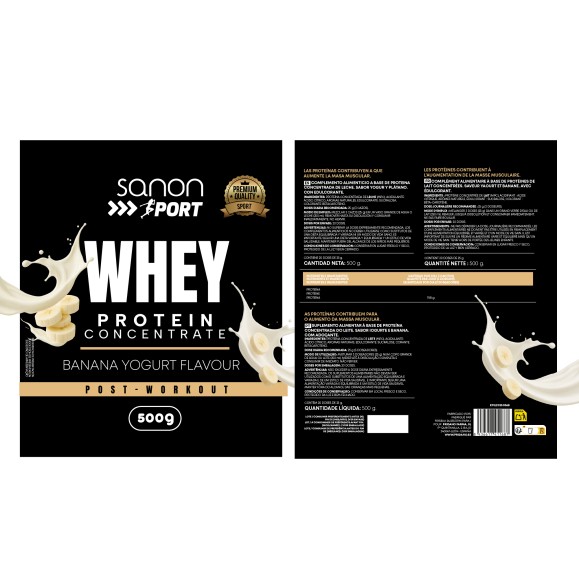 SANON SPORT Proteina Whey 80% Yogurt