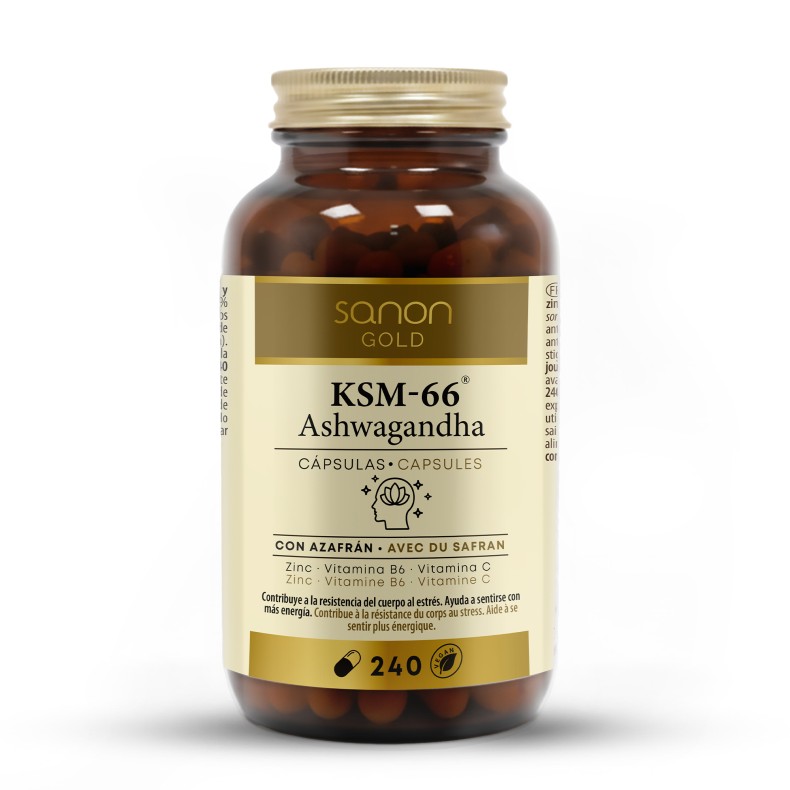 SANON GOLD Ashwagandha KSM-66 240 cápsulas
