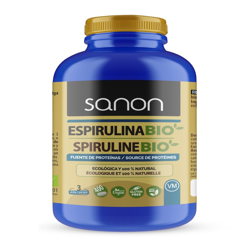 SANON Espirulina BIO 400 comprimidos