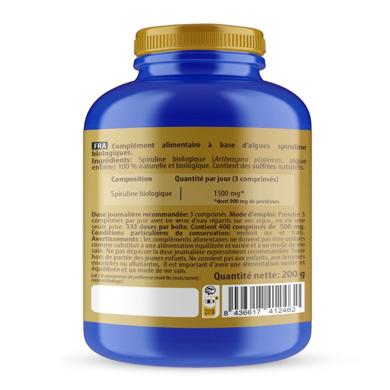 SANON Espirulina BIO 400 comprimidos