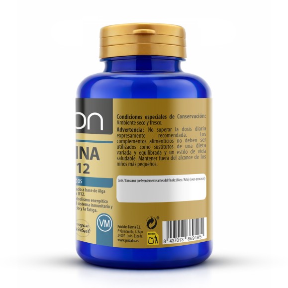 SANON Spirulina + vitamina B12 200 comprimidos