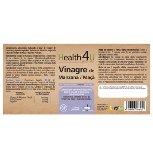 H4U Vinagre de manzana 60 cápsulas vegetales special edition 2