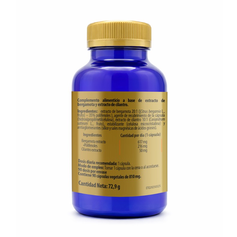 SANON Colesterol (Bergamota + Cilantro) 90 cápsulas