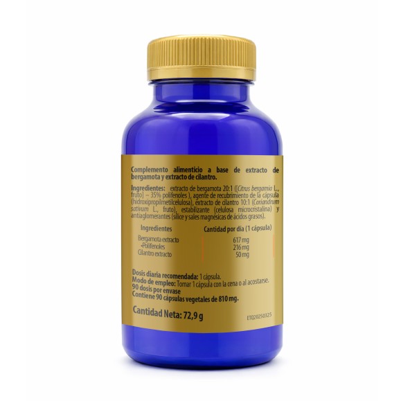 SANON Colesterol (Bergamota + Cilantro) 90 cápsulas