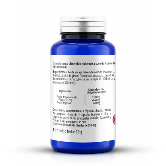 H4U Aceite de ajo 60 cápsulas blandas