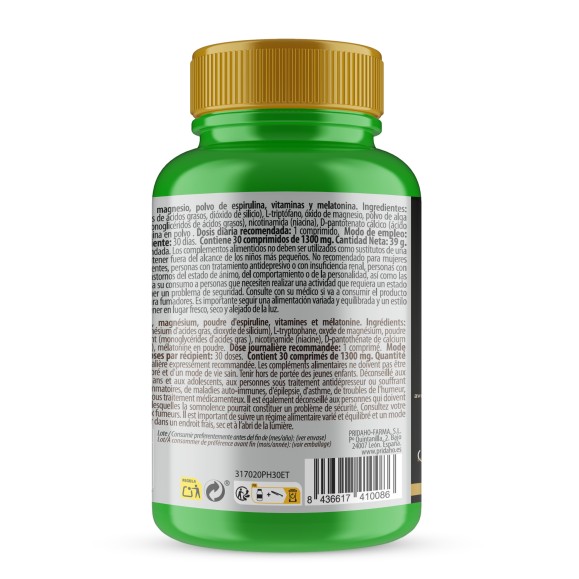 PHYTOFARMA Triptófano 30 comprimidos