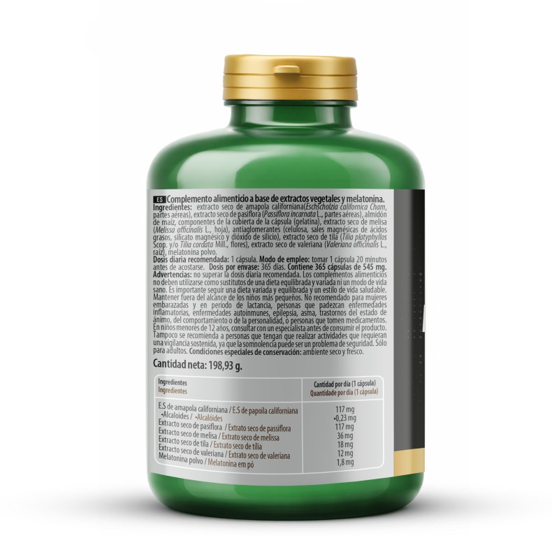 PHYTOFARMA Melatonina 365 cápsulas